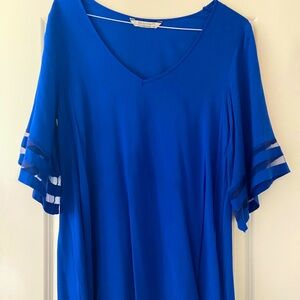Ekouaer tunic top with batwing sleeves